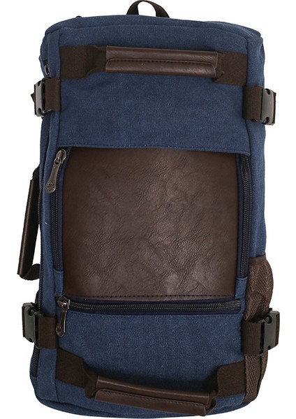 2 Kanvas Sırt Çantası Vintage Eğlence Çantası Çok Fonksiyonlu Büyük Kapasiteli Yürüyüş Sırt Çantası Öğrenci Okul Çantası Erkek Seyahat Çantası (Yurt Dışından)