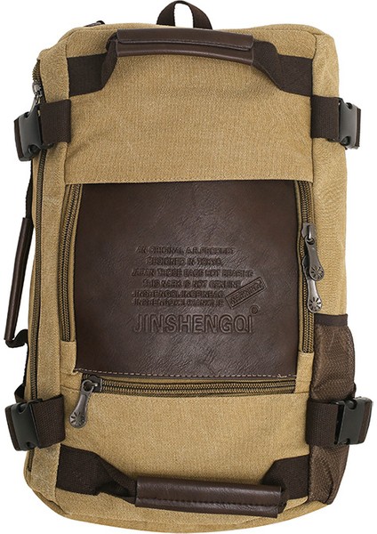 2 Kanvas Sırt Çantası Vintage Eğlence Çantası Çok Fonksiyonlu Büyük Kapasiteli Yürüyüş Sırt Çantası Öğrenci Okul Çantası Erkek Seyahat Çantası (Yurt Dışından) modelleri