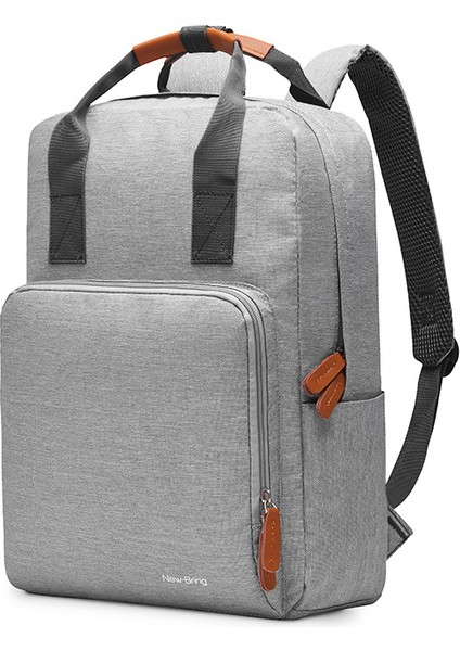 Gri Moda Trendi Erkek Sırt Çantası Iş Bilgisayarı Çantası Erkekler Için Rahat Su Geçirmez Spor Sırt Çantası Seyahat Çantası (Yurt Dışından)