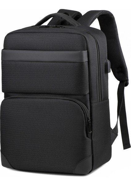 Gri 2023 Yeni High-End Moda Iş Sırt Çantası Çok Fonksiyonlu Büyük Kapasiteli Su Geçirmez Malzeme Sırt Çantası Laptop Sırt Çantası USB ile (Yurt Dışından) modelleri