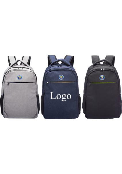 Gri Basit Stil Erkek Rahat Moda Bilgisayar Sırt Çantası Büyük Kapasiteli Su Geçirmez Kumaş Seyahat Sırt Çantası (Yurt Dışından) fiyatları