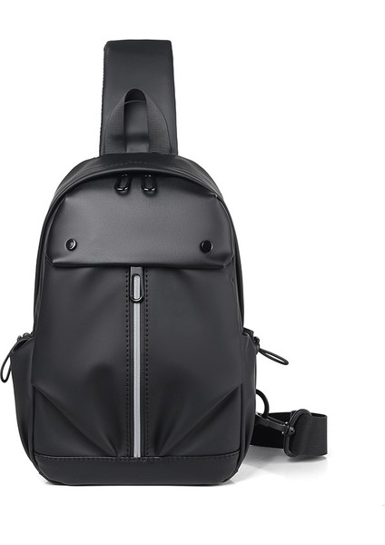 Siyah Yeni Moda Çok Fonksiyonlu Erkek Omuz Çantaları Erkekler Için Messenger Crossbody Sırt Çantası Adam Çanta Rahat Büyük Kapasiteli Seyahat Çantası (Yurt Dışından)