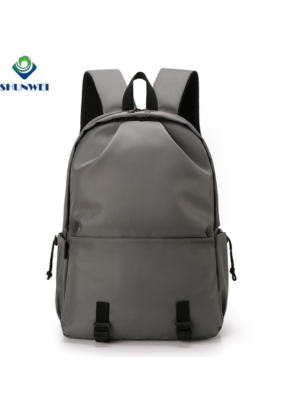 Mavi Fabrika Doğrudan Tedarik Özelleştirilmiş Laptop Çantası Sırt Çantası USB Şarj Portu ile Erkek Naylon Eğlence Okul Sırt Çantası (Yurt Dışından) modelleri