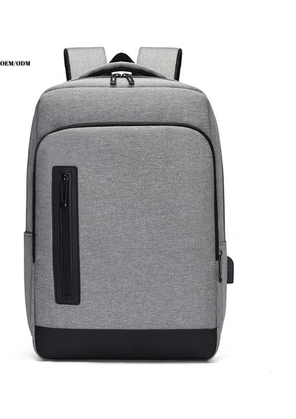 Koyu Mavi Basit Iş Moda Erkek Sırt Çantası Eğlence Seyahat Sırt Çantası Çok Fonksiyonlu USB Hızlı Şarj Arayüzü Büyük Kapasiteli (Yurt Dışından) fiyatları