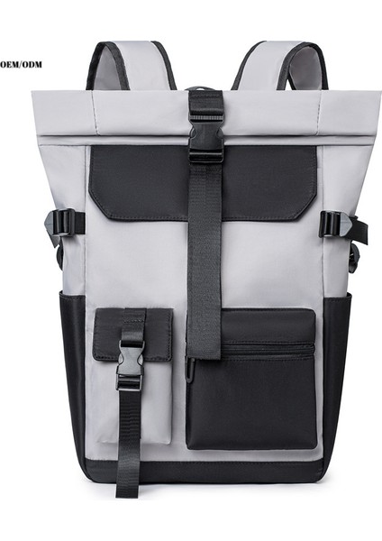 Koyu Gri Çok Fonksiyonlu Sırt Çantası Erkek Büyük Kapasiteli Bilgisayar Okul Çantası Iş Avrupa ve Amerika Birleşik Devletleri Moda Seyahat Çantası (Yurt Dışından) fiyatları