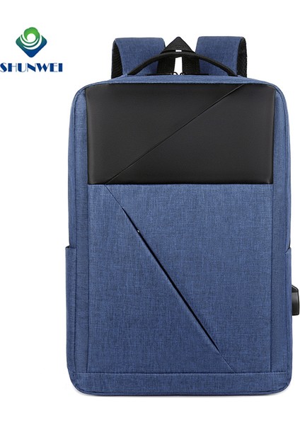 Gri Fabrika Doğrudan Tedarik Özelleştirilmiş Su Geçirmez Kumaş Kadın ve Erkek Laptop Sırt Çantası USB Şarjlı Rahat Sırt Çantası (Yurt Dışından) fırsatları