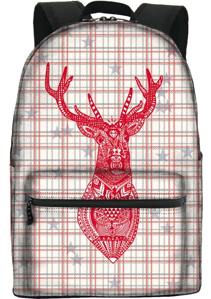 H2208A1 Büyük Kapasiteli Trendy Basit Büyük Kapasiteli Trendy Basit Günlük Spor Çocuk Seyahat Sırt Çantası (Yurt Dışından)