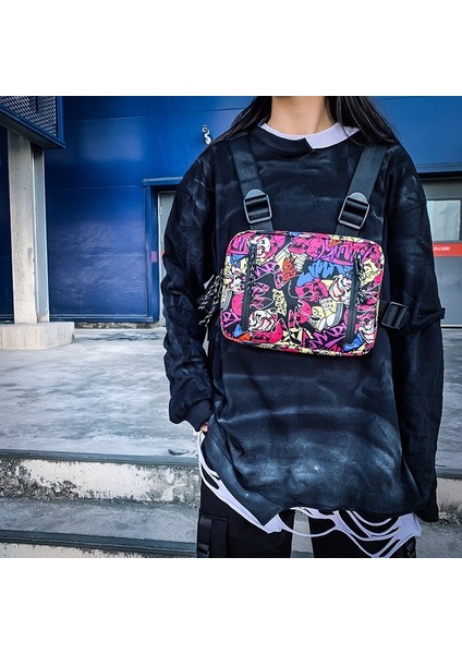 Yeşil Göğüs Paketi Erkek ve Kadın Yeni Kaplamalı Su Geçirmez Oxford Kumaş Sırt Çantası Açık Hava Turizmi Spor Binme (Yurt Dışından) indirimleri