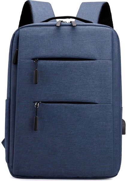 Mavi 2022 Yeni Büyük Kapasiteli Çok Fonksiyonlu Bilgisayar Çantası Erkek Eğlence Seyahat Çantası 3'lü Paket Iş Erkek Sırt Çantası (Yurt Dışından)