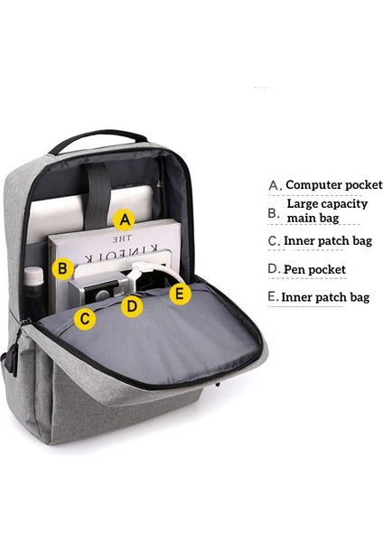 Mavi 2022 Yeni Büyük Kapasiteli Çok Fonksiyonlu Bilgisayar Çantası Erkek Eğlence Seyahat Çantası 3'lü Paket Iş Erkek Sırt Çantası (Yurt Dışından) fırsatları