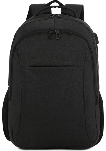 Mavi Saf Renk Basit Erkek Sırt Çantası Çok Fonksiyonlu Eğlence Seyahat Sırt Çantası Aşınmaya Dayanıklı Su Geçirmez Moda (Yurt Dışından) fiyatları