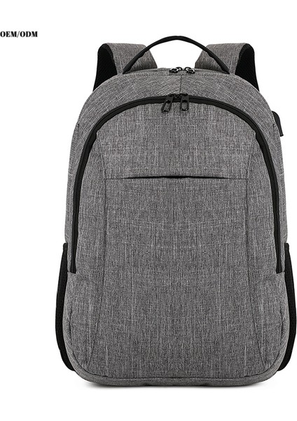 Mavi Saf Renk Basit Erkek Sırt Çantası Çok Fonksiyonlu Eğlence Seyahat Sırt Çantası Aşınmaya Dayanıklı Su Geçirmez Moda (Yurt Dışından) modelleri