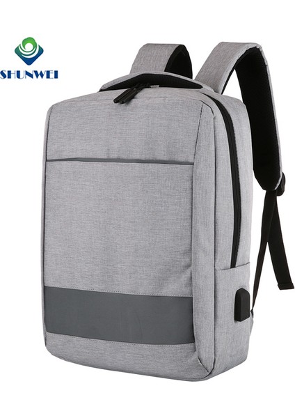 Siyah Fabrika Doğrudan Tedarik Özelleştirilmiş Su Geçirmez Rahat Sırt Çantası USB ile Erkek Dizüstü Sırt Çantası USB Şarj Portu ile (Yurt Dışından) modelleri