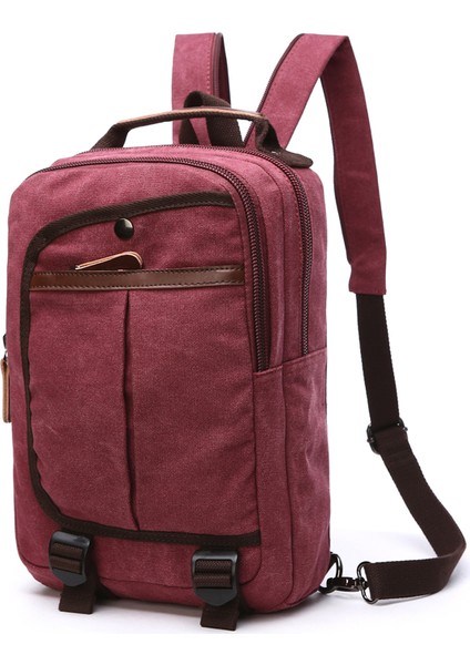 Haki Zuolunduo Tasarımcı Kanvas Yüksek Kaliteli Dayanıklı Erkek Dizüstü Sırt Çantası Öğrenci Okul Rahat Spor Sırt Çantaları (Yurt Dışından)