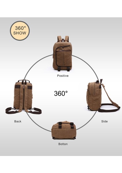 Haki Zuolunduo Tasarımcı Kanvas Yüksek Kaliteli Dayanıklı Erkek Dizüstü Sırt Çantası Öğrenci Okul Rahat Spor Sırt Çantaları (Yurt Dışından) fırsatları