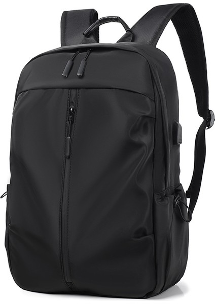 Koyu Gri Yüksek Kaliteli Sırt Çantası Erkek Iş Sırt Çantası Açık Oxford Kumaş Bilgisayar Çantası Eğlence Ortaokul Öğrenci Seyahat Çantası (Yurt Dışından) modelleri