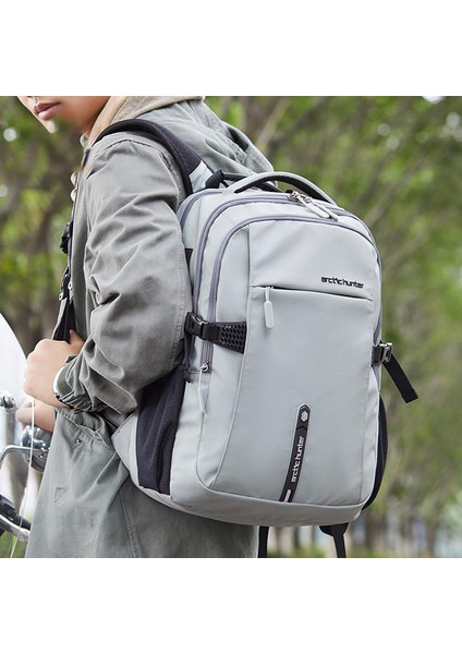 Gri Büyük Kapasiteli Su Geçirmez Seyahat Çantaları 2023 Yeni Moda Erkek Rahat Spor Sırt Çantaları (Yurt Dışından) fiyatları