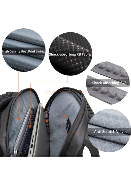 Gri Büyük Kapasiteli Su Geçirmez Seyahat Çantaları 2023 Yeni Moda Erkek Rahat Spor Sırt Çantaları (Yurt Dışından) fırsatları