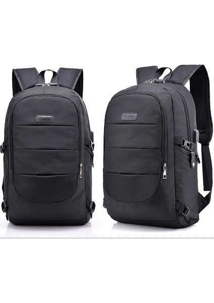 3 Seyahat Laptop Sırt Çantası Suya Dayanıklı Anti-Hırsızlık Çantası USB Şarj Portu ile Bilgisayar Iş Sırt Çantaları Rahat Yürüyüş Sırt Çantası (Yurt Dışından) fiyatları