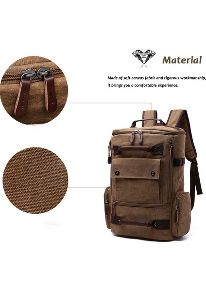 Mavi 2024NEW Tasarım Yüz Bağbozumu Sırt Çantası Katlanabilir Kanvas Dağ Sırt Çantası Kamp Dağ Seyahat Çantaları Sırt Çantası (Yurt Dışından) modelleri