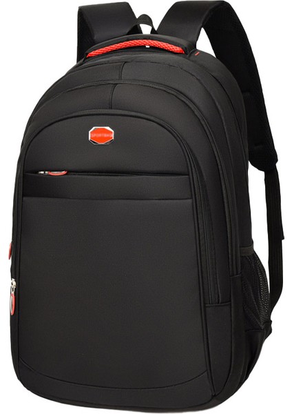 Kırmızı Yüksek Kalite Fabrika Özel Logo Büyük Kapasiteli Polyester Erkek Iş Sırt Çantası Açık Yürüyüş Sırt Çantası (Yurt Dışından)