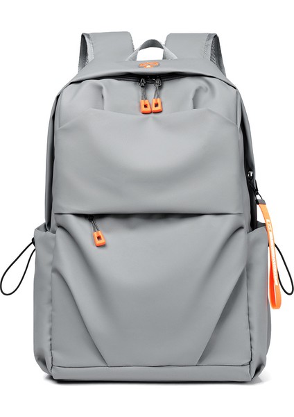 Gri Sırt Çantası Erkek Çanta Çok Fonksiyonlu Iş Bilgisayarı Çantası Büyük Kapasiteli Iş Seyahati Bir Omuz Crossbody Sırt Çantası (Yurt Dışından)