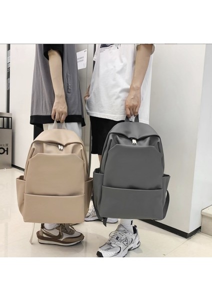 Beyaz 2023 Moda Büyük Kapasiteli Erkek Iş Sırt Çantası Su Geçirmez Logolu Dizüstü Sırt Çantası (Yurt Dışından) modelleri