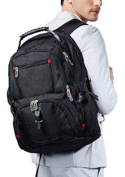 Siyah Dayanıklı Siyah Su Geçirmez Naylon Ipli Sırt Çantası Seyahat Erkekler ve Kadınlar Için Varil Sırt Çantası Dize Ipli Sırt Çantası Sırt Çantaları (Yurt Dışından)