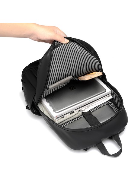 Gri Yeni Erkek Çanta Moda Su Geçirmez Sırt Çantası Büyük Kapasiteli Bilgisayar Iş Seyahat Öğrenci Okul Çantası (Yurt Dışından) modelleri