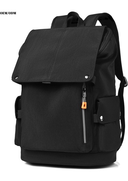 Koyu Gri Kentsel Tarzı Rahat Erkek Sırt Çantası Moda Su Geçirmez Aşınmaya Dayanıklı Kumaş Seyahat Iş Sırt Çantası Büyük Kapasiteli Eşleştirme (Yurt Dışından) fırsatları