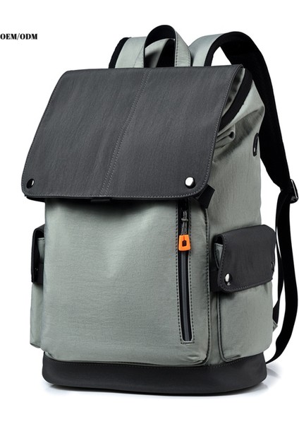 Koyu Gri Kentsel Tarzı Rahat Erkek Sırt Çantası Moda Su Geçirmez Aşınmaya Dayanıklı Kumaş Seyahat Iş Sırt Çantası Büyük Kapasiteli Eşleştirme (Yurt Dışından) indirimleri