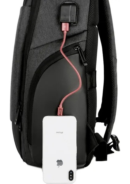 Hardal Çok Fonksiyonlu Akıllı Sırt Çantası Seyahat Sırt Çantası Erkek Iş Sırt Paketleri USB Şarj Portu ile Laptop Seyahat Sırt Çantası Çanta (Yurt Dışından) fiyatları