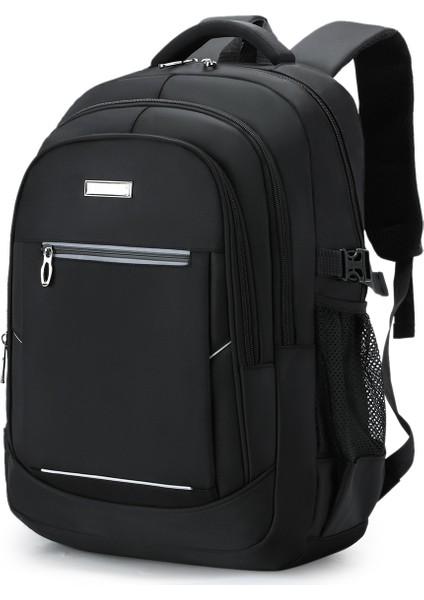 Siyah Yeni Basit Erkek Iş Bilgisayarı Sırt Çantası Seyahat Lise Öğrencileri Yüksek Kapasiteli Lise Okul Çantası (Yurt Dışından) fiyatları