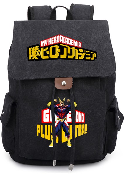 054-2 Yeni My Hero Academia Bakugou Katsuki Midoriya Izuku Karikatür Çevresel Erkek ve Kadın Sırt Çantası Öğrenci Okul Çantası (Yurt Dışından)