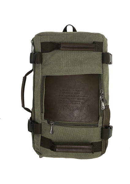 1 Kanvas Sırt Çantası Vintage Eğlence Çantası Çok Fonksiyonlu Büyük Kapasiteli Yürüyüş Sırt Çantası Öğrenci Okul Çantası Erkek Seyahat Çantası (Yurt Dışından)