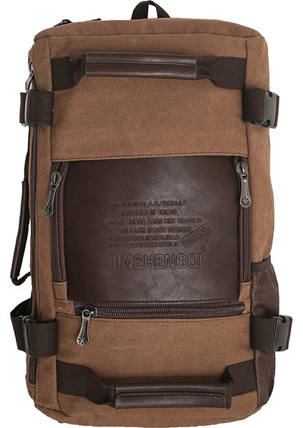 1 Kanvas Sırt Çantası Vintage Eğlence Çantası Çok Fonksiyonlu Büyük Kapasiteli Yürüyüş Sırt Çantası Öğrenci Okul Çantası Erkek Seyahat Çantası (Yurt Dışından) fiyatları