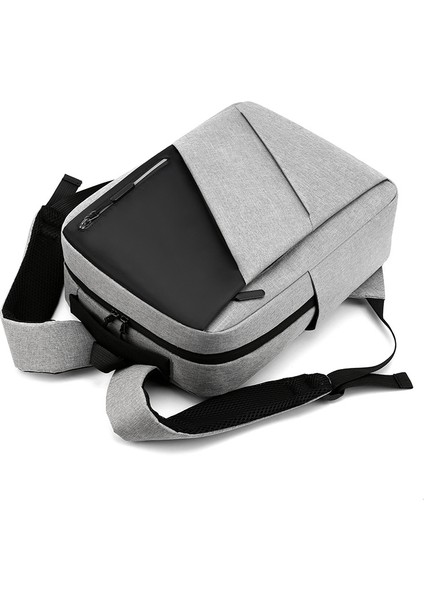 Gri 2022 Iş Seyahat Sırt Çantası Moda Erkek Sırt Çantası Naylon Laptop Çantası Üniversite Öğrencisi Okul Çantası (Yurt Dışından) modelleri