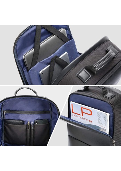 Siyah Hırsızlığa Karşı Iş Sırt Çantası 15.6 Inç Dizüstü Bilgisayar Suya Dayanıklı, Erkekler Için USB Bağlantı Noktası Şarj Sırt Çantası (Yurt Dışından) fırsatları