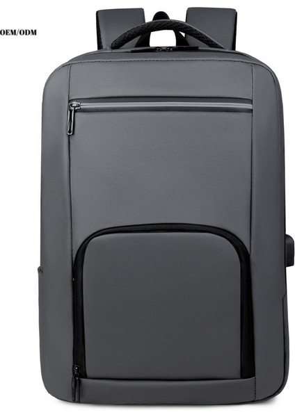 Gri Iş Seyahat Eğlence Sırt Çantası Erkek Su Geçirmez Aşınma Iş Sırt Çantası Basit ve Rahat Taşıma Şok Emme (Yurt Dışından) fiyatları