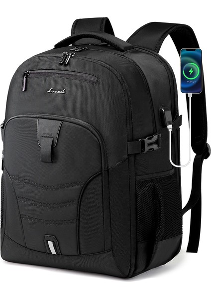 VYMB2069LK01M-BLACK Lovevook Moda Tsa Erkekler Için Büyük Seyahat Sırt Çantası 17 Inç Bilgisayar Sırt Çantası Okul Seyahat Iş Dizüstü Sırt Çantaları Üzerinde Taşımak (Yurt Dışından) modelleri