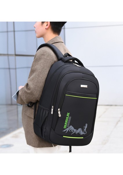 Siyah 2022 Yeni Erkek Omuzdan Askili Çanta Eğlence Iş Gezisi Bagaj Büyük Kapasiteli Moda Iş Not Defteri Sırt Çantası (Yurt Dışından)