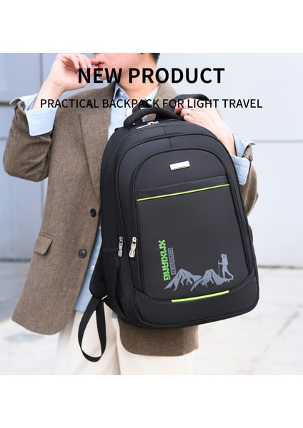 Siyah 2022 Yeni Erkek Omuzdan Askili Çanta Eğlence Iş Gezisi Bagaj Büyük Kapasiteli Moda Iş Not Defteri Sırt Çantası (Yurt Dışından) modelleri