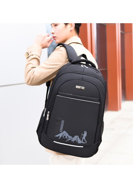 Siyah 2022 Yeni Erkek Omuzdan Askili Çanta Eğlence Iş Gezisi Bagaj Büyük Kapasiteli Moda Iş Not Defteri Sırt Çantası (Yurt Dışından) fırsatları