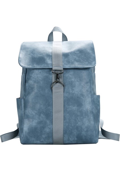 Mavi Yeni Büyük Kapasiteli Dizüstü Sırt Çantası Öğrenci Okul Çantası Erkek ve Kadın Hafif Seyahat Çantası Sırt Çantası (Yurt Dışından)