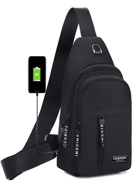 Gri Moda Erkek Omuz Oxford Crossbody Açık Spor Seyahat Göğüs Çantası Düz Renk Rahat Çok Fonksiyonlu Bel Telefon Tek Kollu Çanta (Yurt Dışından) fiyatları