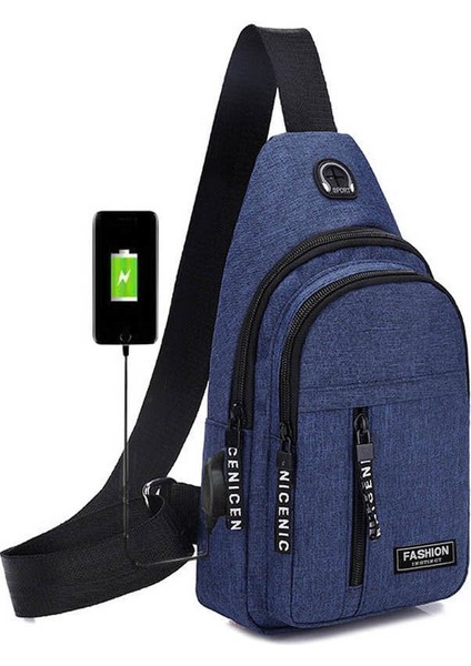 Gri Moda Erkek Omuz Oxford Crossbody Açık Spor Seyahat Göğüs Çantası Düz Renk Rahat Çok Fonksiyonlu Bel Telefon Tek Kollu Çanta (Yurt Dışından) modelleri