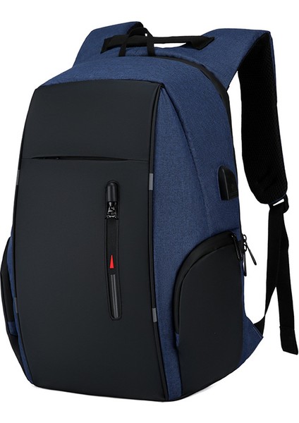 Derin Mavi Ourlove Su Geçirmez Özel Logo Temizle Iş Laptop Çantası Seyahat Yürüyüş Okul Çantaları Çocuklar Için Erkek Sırt Çantaları (Yurt Dışından)