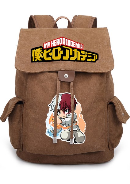 051-1 Yeni My Hero Academia Bakugou Katsuki Midoriya Izuku Karikatür Çevresel Erkek ve Kadın Sırt Çantası Öğrenci Okul Çantası (Yurt Dışından)
