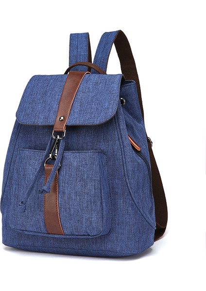 Derin Mavi Zuolunduo 2023 Sıcak Satış Yüksek Kapasiteli Yüksek Kaliteli Ipli Erkek Sırt Çantası Seyahat Çantası Sırt Çantaları Okul Karton Polyester (Yurt Dışından)