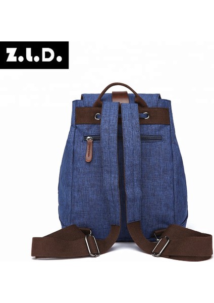 Derin Mavi Zuolunduo 2023 Sıcak Satış Yüksek Kapasiteli Yüksek Kaliteli Ipli Erkek Sırt Çantası Seyahat Çantası Sırt Çantaları Okul Karton Polyester (Yurt Dışından) modelleri